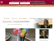 Tablet Screenshot of joleneunderwood.com